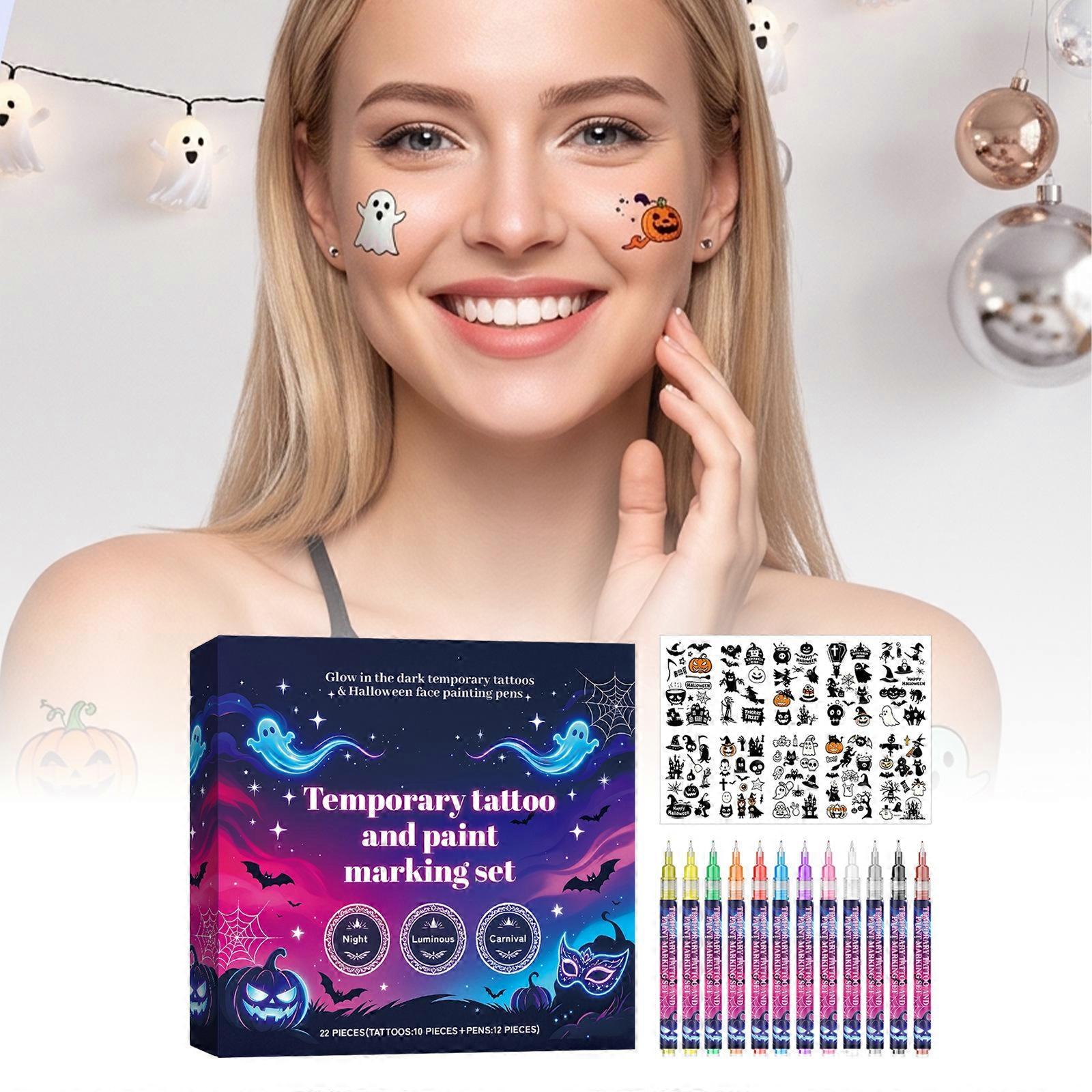 Face Paint Kit with Light Up Colour Palette