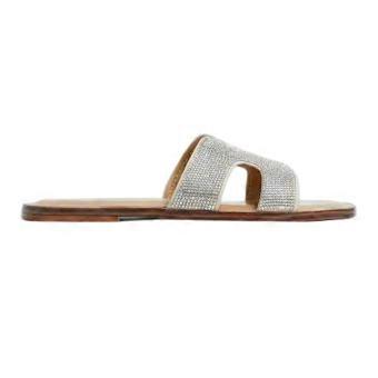 Aldo Womens/Ladies Diamante Flat Sandals