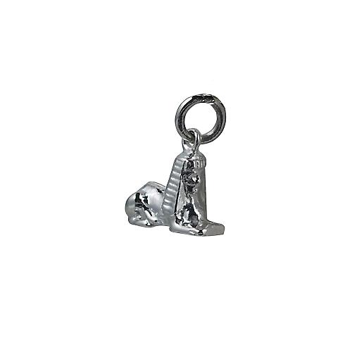 Silver 10x16mm Sphinx Pendant or Charm