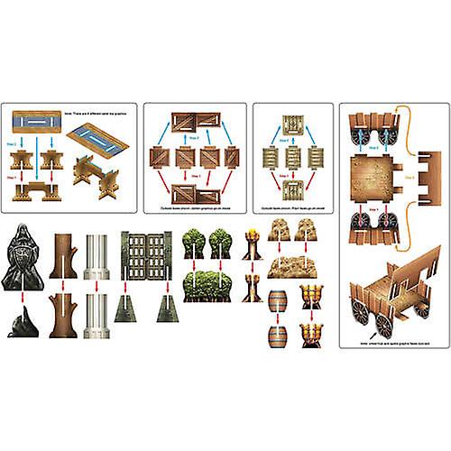 3D TERRAIN Lynnvander Gascony's Legacy Expansion By Dan Hoang Miniatures Box Set