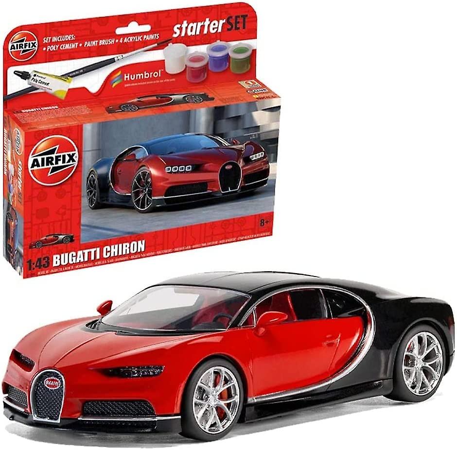 Airfix Small Starter Set Nuova Bugatti Chiron Scala 1:43
