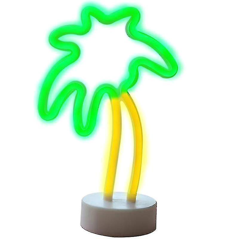 Palm Tree Led Neon Night Light With Base