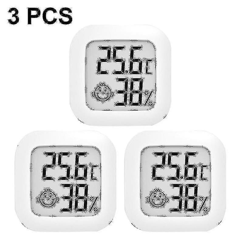 3 Pack Indoor Thermometer , Humidity Gauge Meter Digital Hygrometer Room Thermometer For Home, Hight Accurate Temperature And Humidity Monitor For Rep