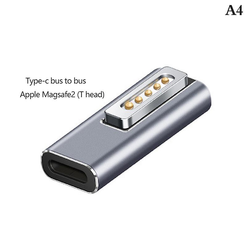 Portable Conversion Type C/dc5.5 Magnetic Pd Adapter Plug Converter For Magsafe2