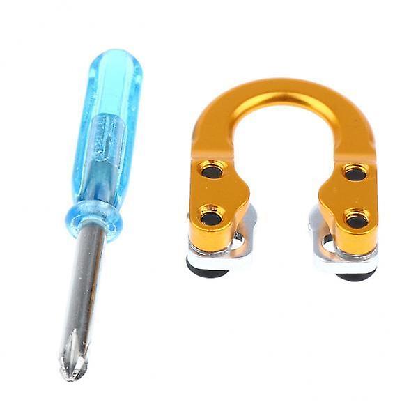 5xArchery D Loop Metal Ring Compound Bow String Arrow Nock U Rope Loop Gold