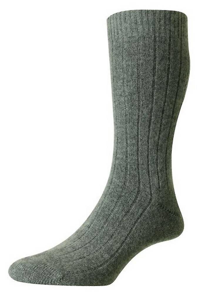 Pantherella Waddington Cashmere Socks - Flannel Grey