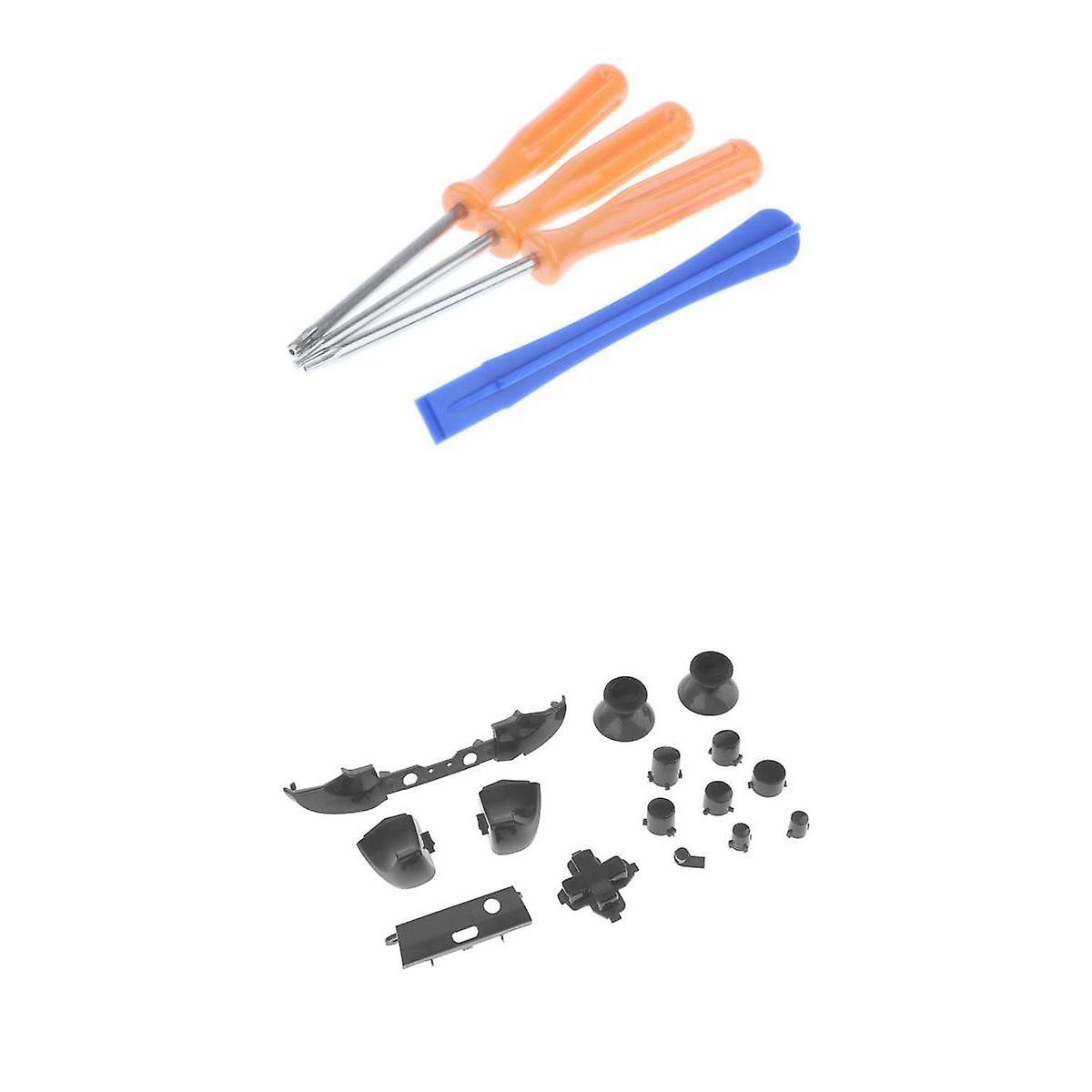 Full Button Set Bumper ABXY Mod Kits + Tools For One Slim Controller