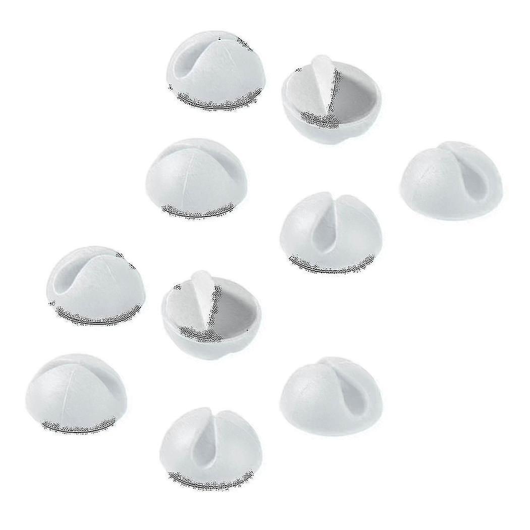 10 Pcs Multipurpose Desktop Cable Tidy Holder Clips Wire Cord Line Fixer Wire Cable Organisers Char