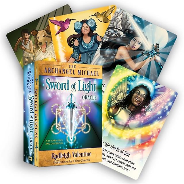 The Archangel Michael Sword Of Light Oracle by Radleigh Valentine Cards Book