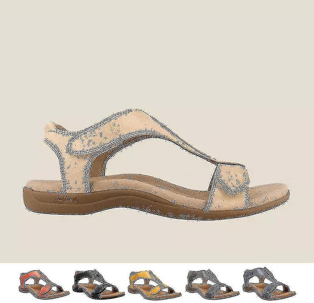 Women's Comfortable Orthopedic Sandals, Sursell Orthopedic Sandals, Flat Beach Casual Sandals High Quality