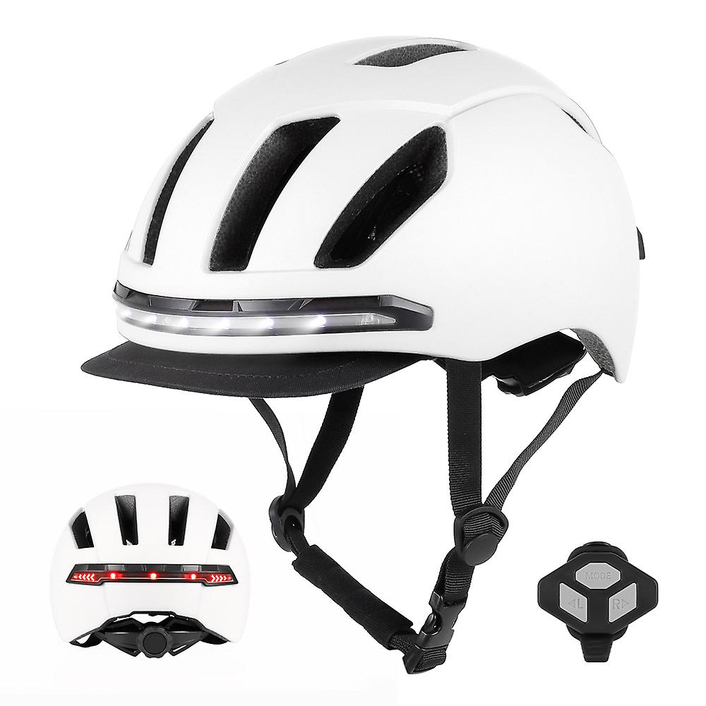 Cycling Helmet With Led Turn Signal Breathable & Comfortable