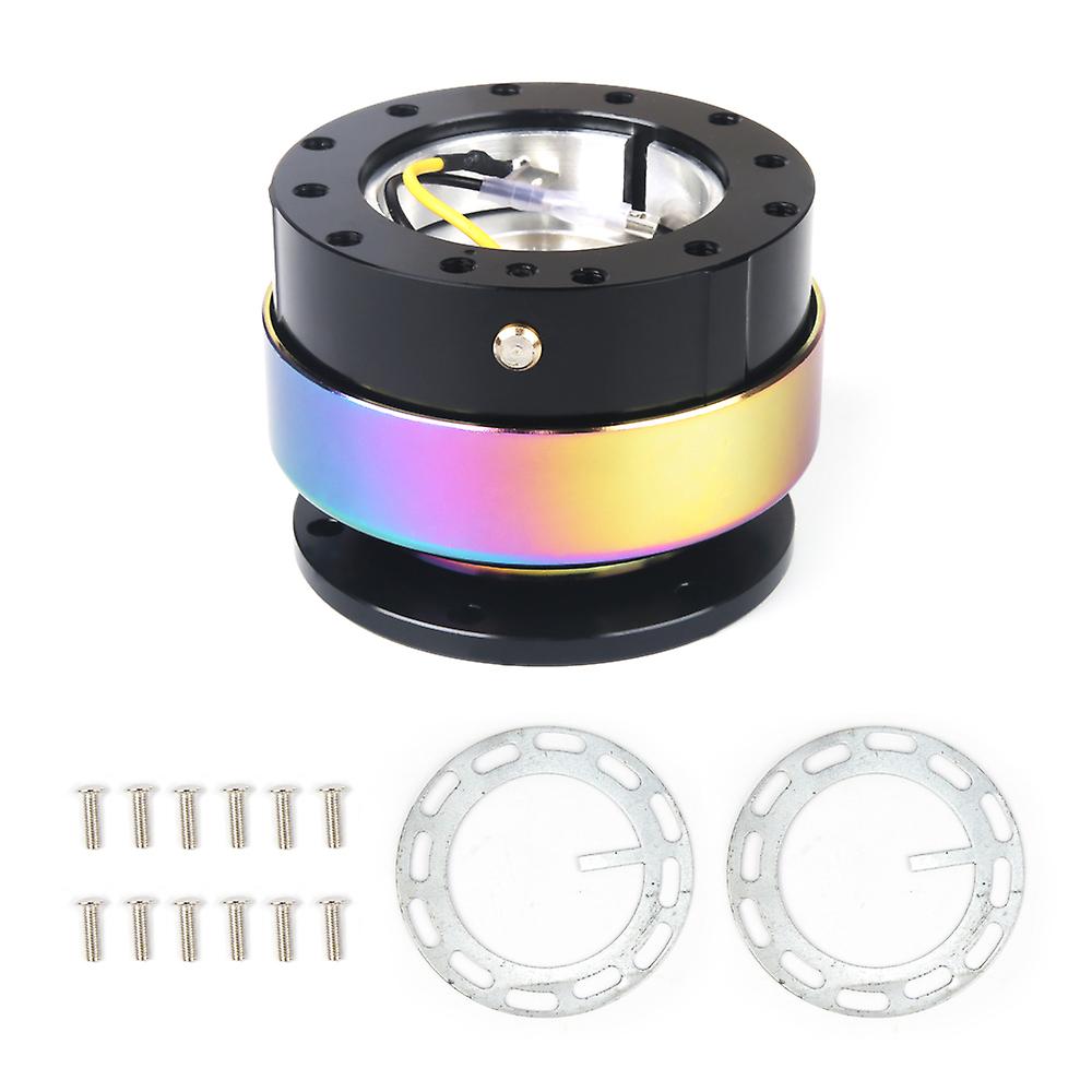 ''ding\" Sound Universal Steering Wheel Quick Release Hub Boss Kit Wheel Hub Adapter Satisfying When In Lock Position