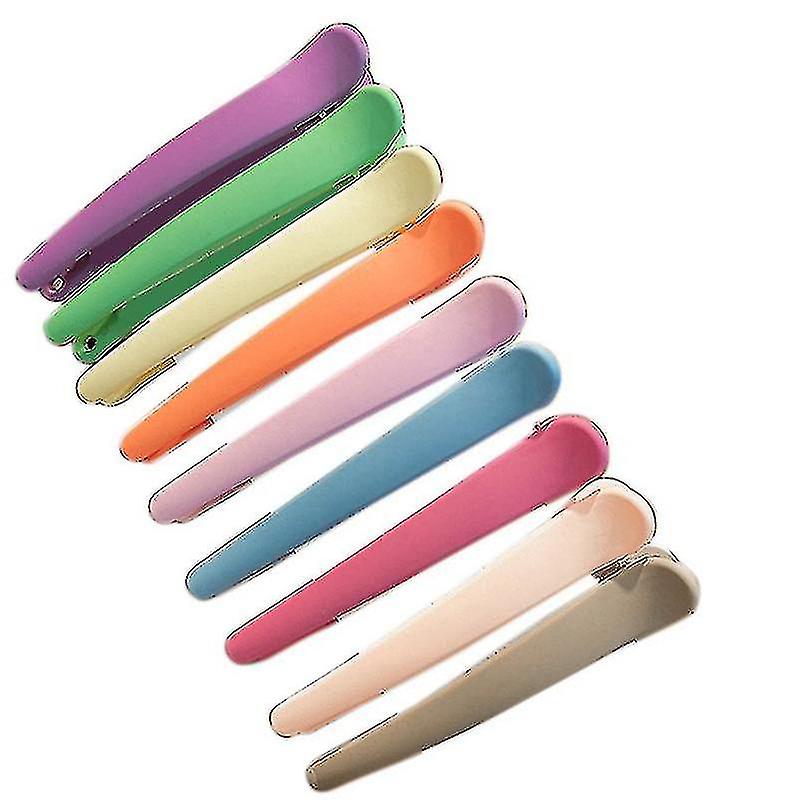 10pcs مشابك الشعر لتصفيف التقسيم عدم الانزلاق لا تجعد الشعر كليب