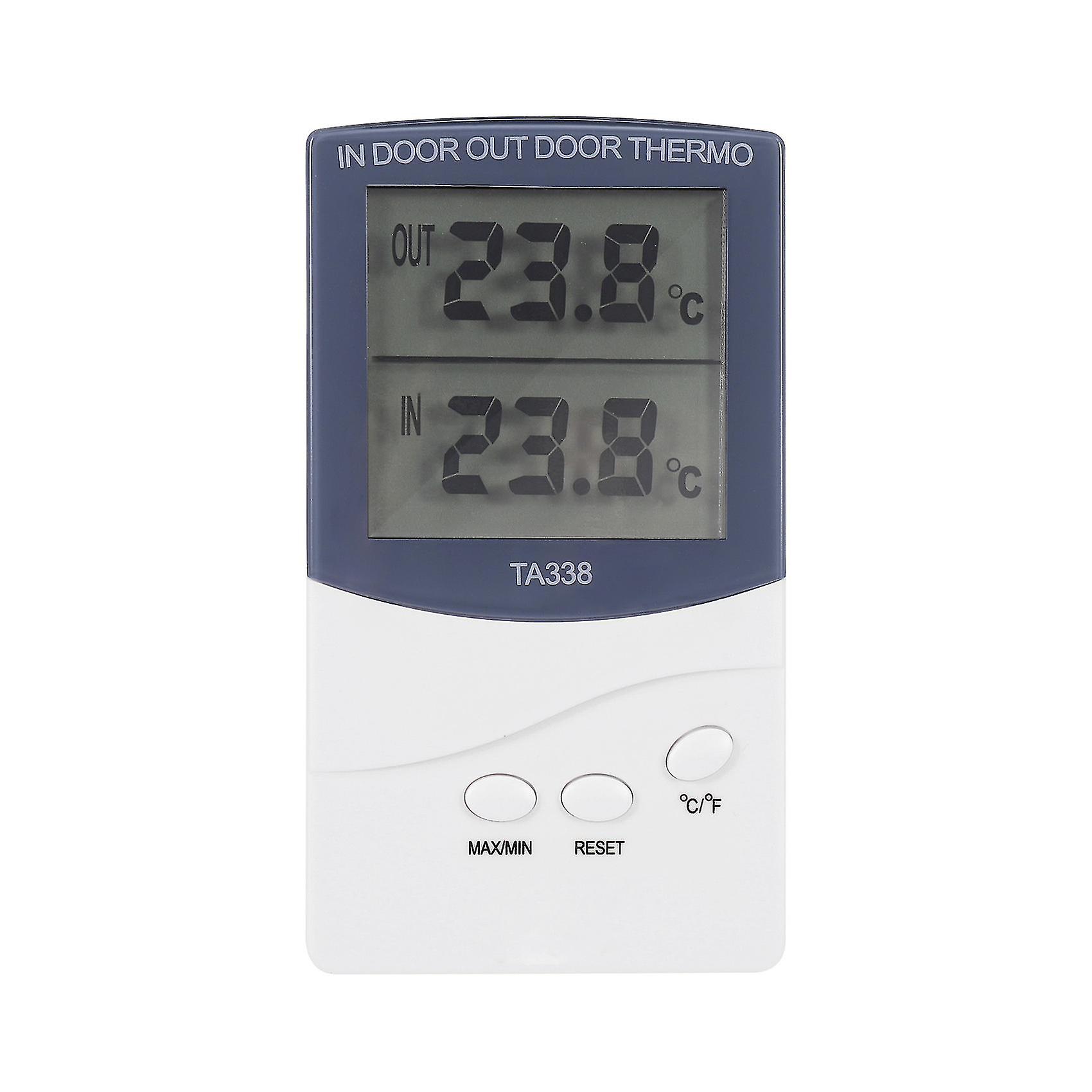 Digital Thermometer Inside Outside Temperature Probe