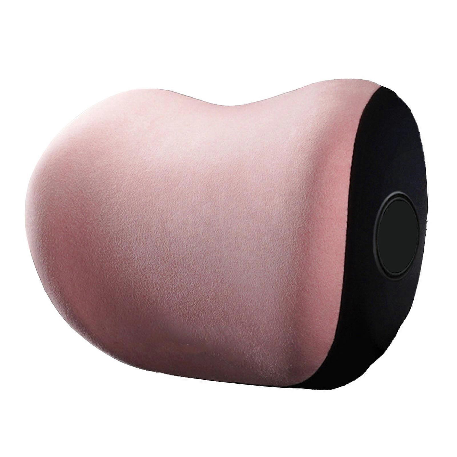 Poggiatesta in Memory Foam per Seggiolino Auto - Cuscino Supporto Collo Rosa