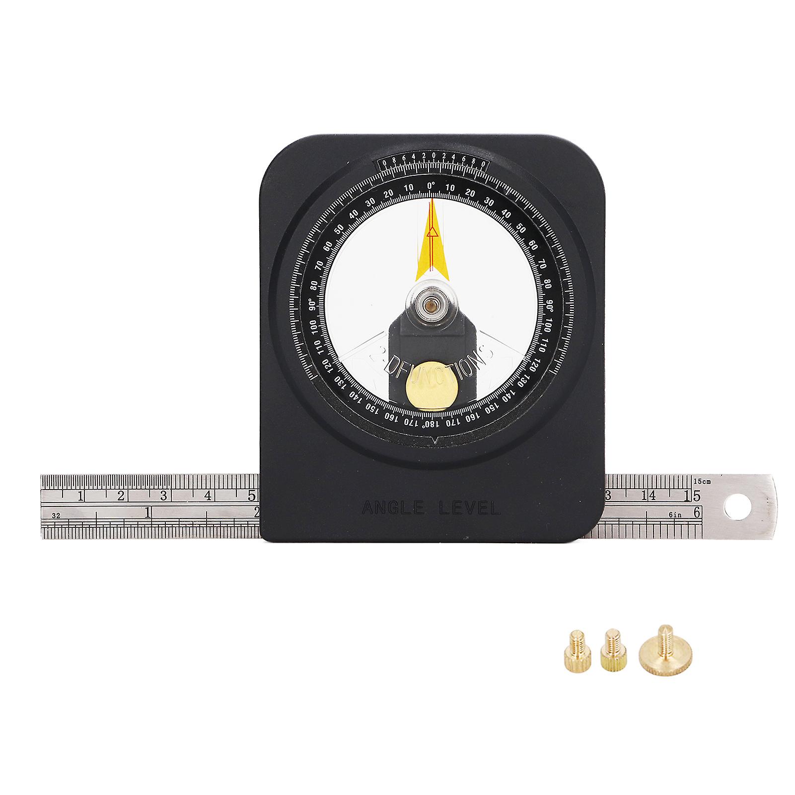 Magnetic Angle Locator Double Scale High Accuracy Bidirectional Magnetic Stripe Protractor for Measurement