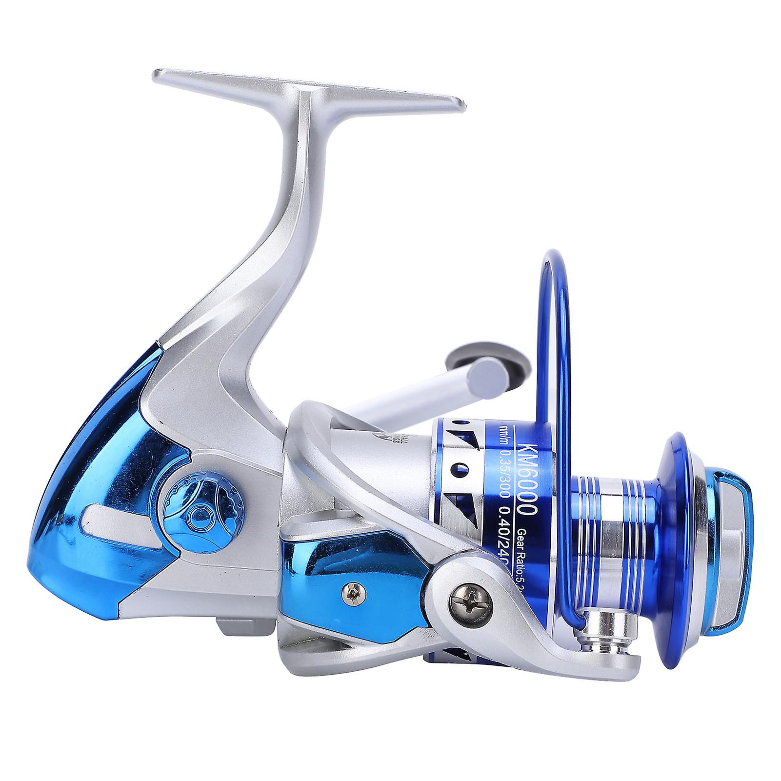13BB Metal Spinning Reel, 5.2:1 Gear Ratio, Left/Right Interchangeable Fishing Wheel