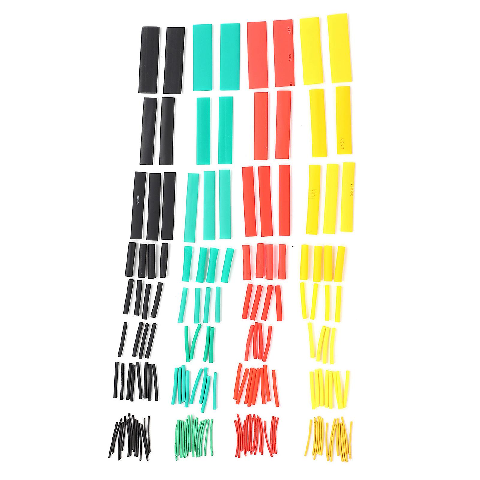 164Pcs Heat Shrink Tubing Insulation Protection Shrinkable Combination Set Colorful