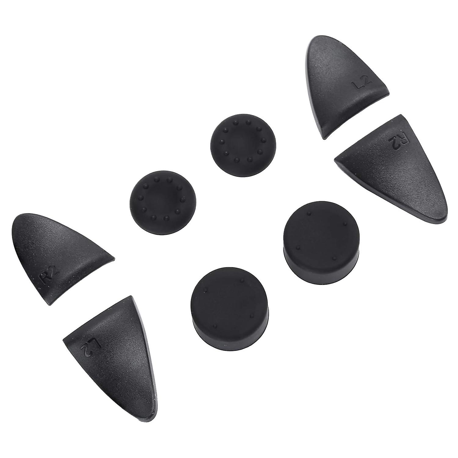 8Pcs Gamepad Accessories Kit for PS5, Silicone Controller Trigger Extenders, Thumb Grip Caps, Gamepa