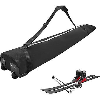 snowboard tas voor reizen - wielen snowboarden tas met 360 volledig gewatteerde bescherming - opvouwbare snowboarduitrusting past board, bindingen, laarzen, jas, 