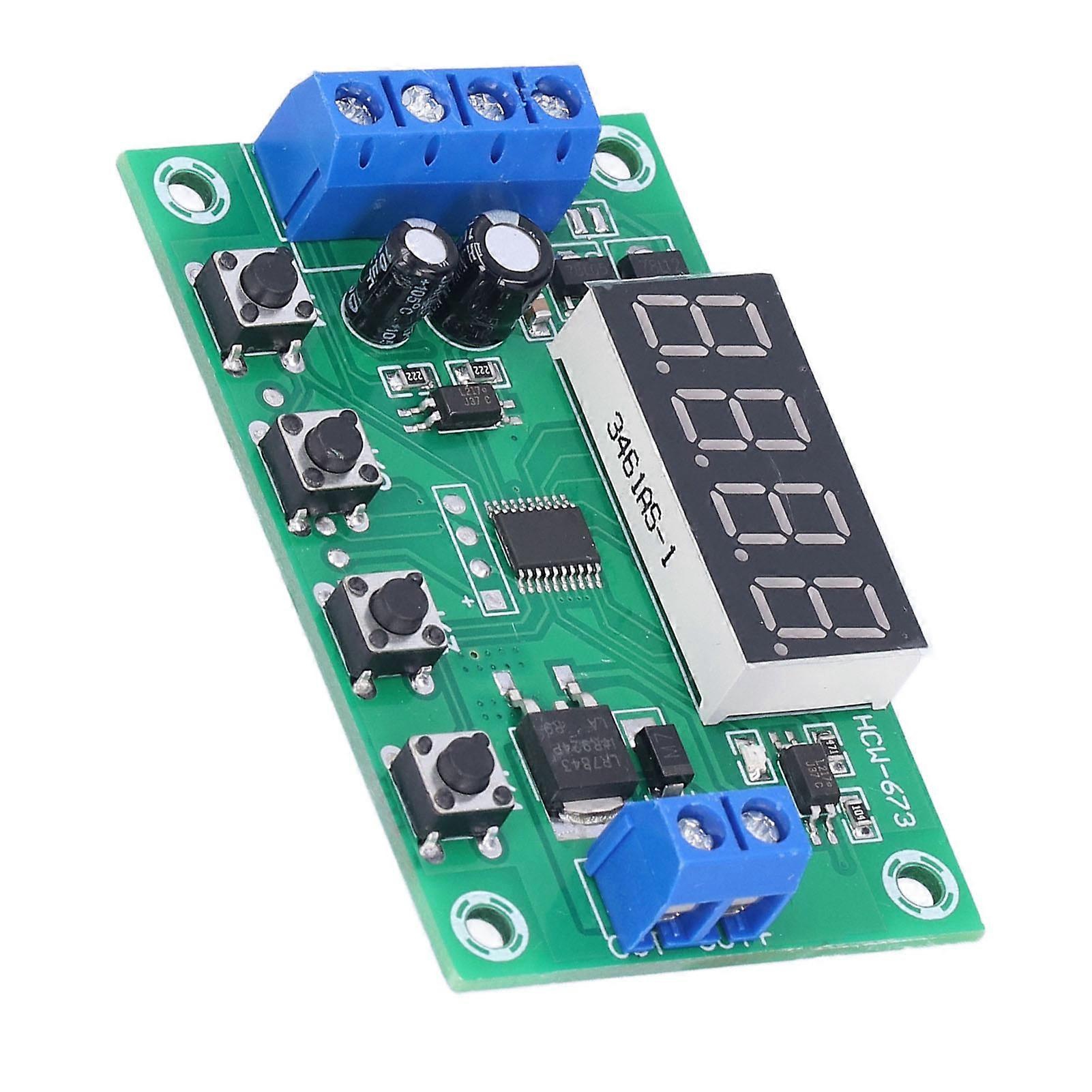 Trigger Cycle Timer Delay Switch Single Channel Circuit Board Power MOS Tube Control Module Relay Module 7‑24V