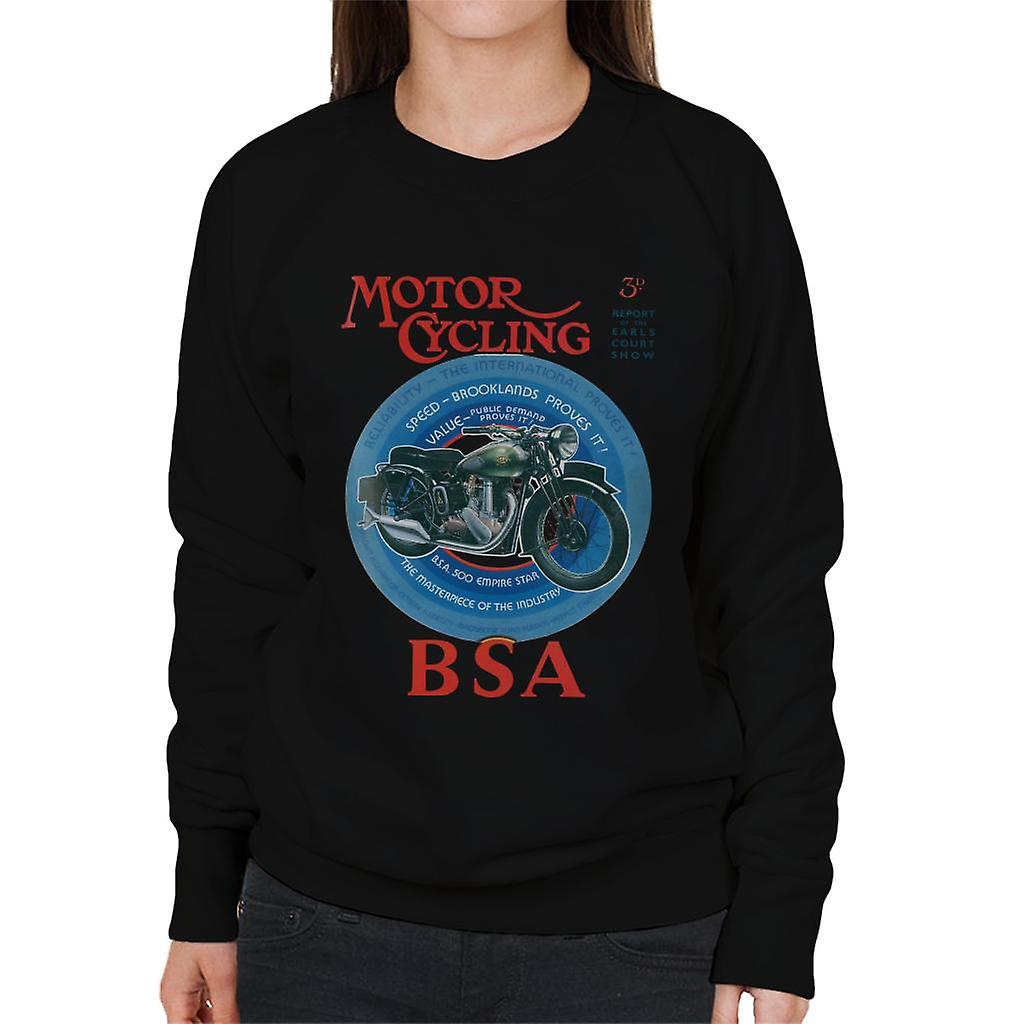 BSA Motor Cycling Empire Star Women's Sweatshirt