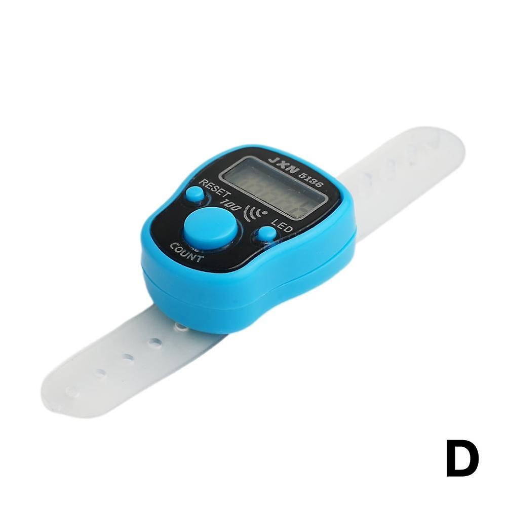 Finger Counter LED Display High Precision Sensor Portable Thumb Wrist Strap Battery Powered Durable ABS Plastic