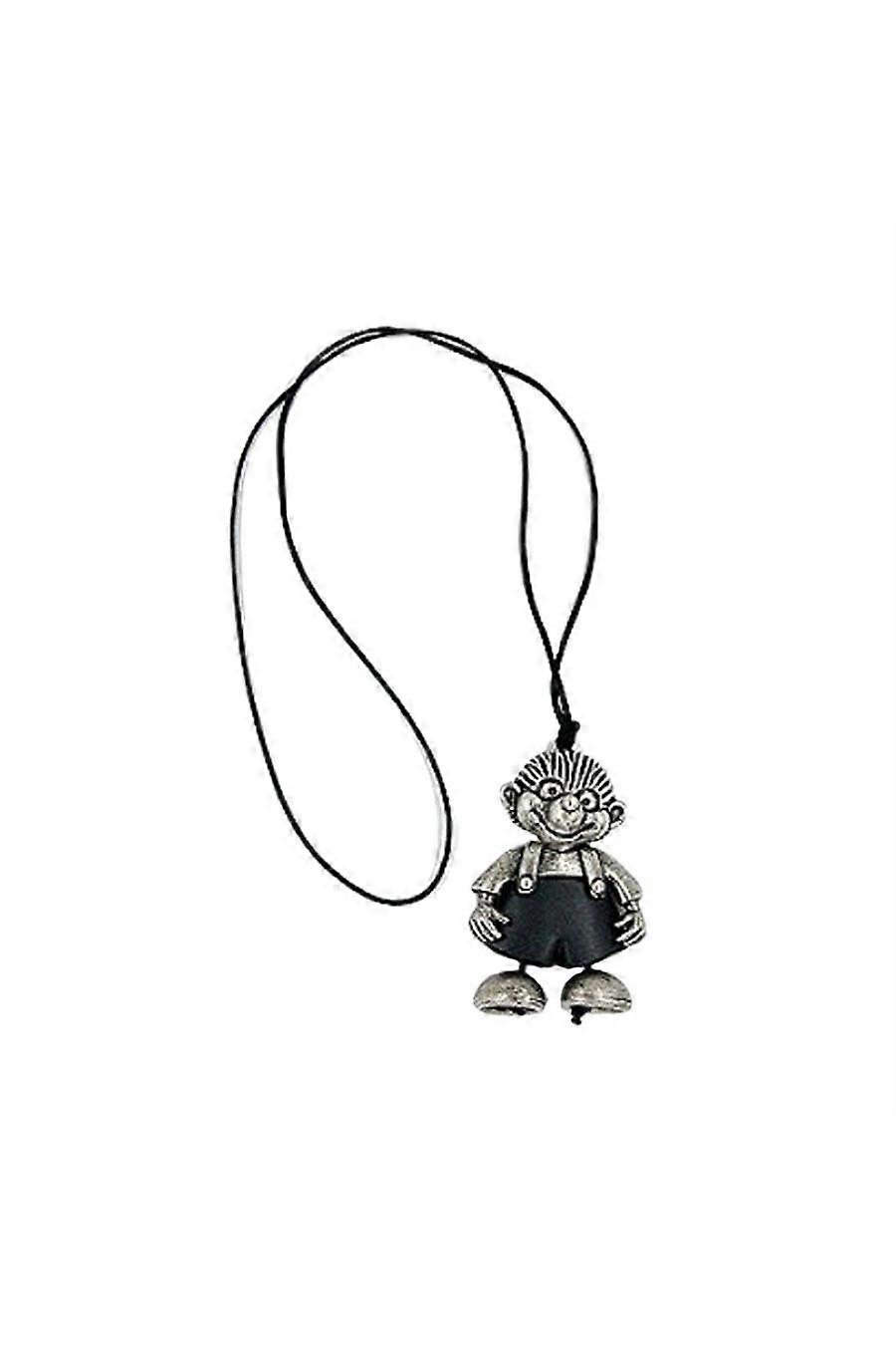Necklace Hedgehog Silver-antique 90cm - Gl00344