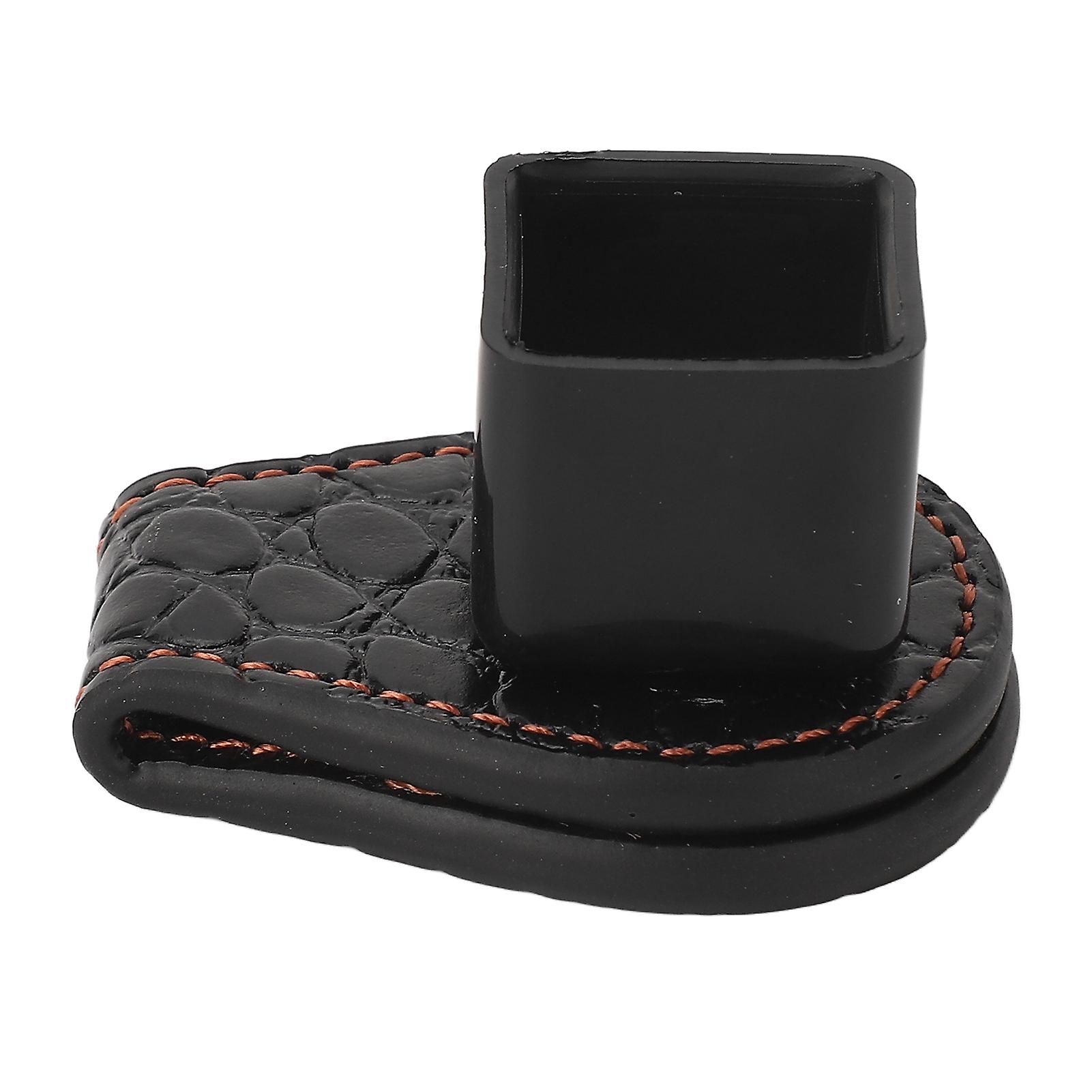 Pool Cue Chalk Holder Magnetic Billiard Chalk Box Aluminum Alloy Billiard Chalk Holder with Belt Clip Black