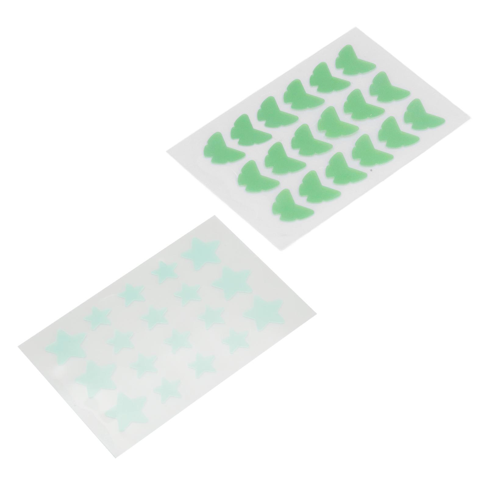 36Pcs Hydrocolloid Pimple Pads Cartoon Shape Cute Acne Patch