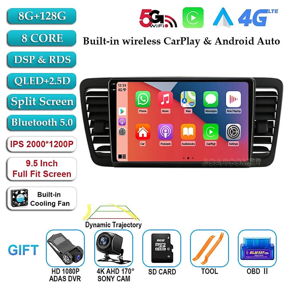 Android 13 For Subaru Outback 3 Legacy 4 2004-2009 Car Radio Stereo Head Unit Multimedia Video Player Gps Navigation No 2din Dvd