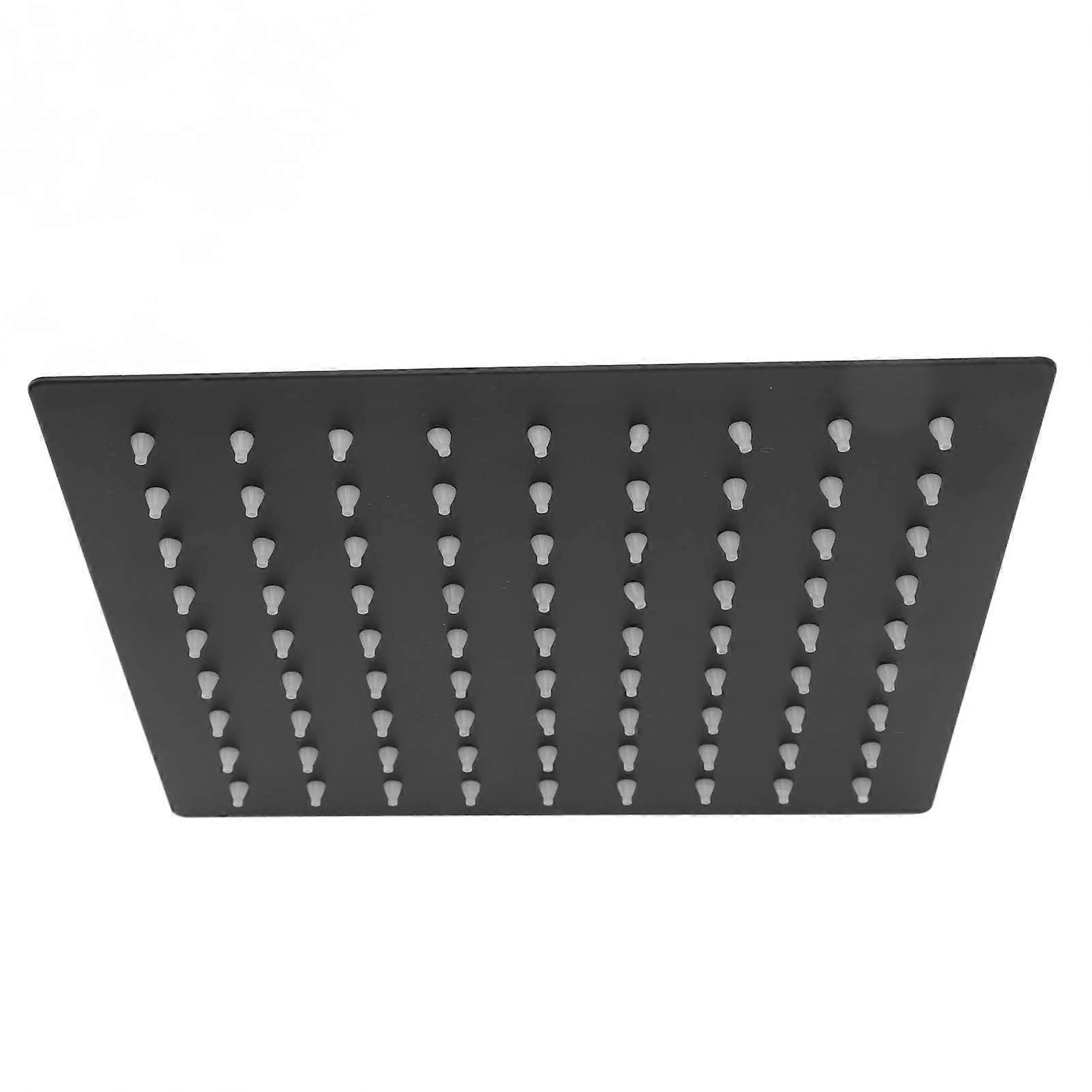 Stainless Steel Square Rainfall Shower Head G1/2in Ceiling Mount