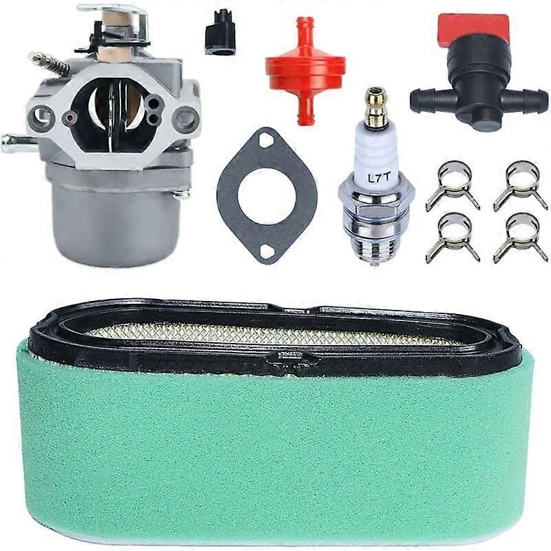 Air Filter and Carburetor Kit for 5-4993 and More Models, Air + Pre Filter Double Filtration Accessories 11 in 1