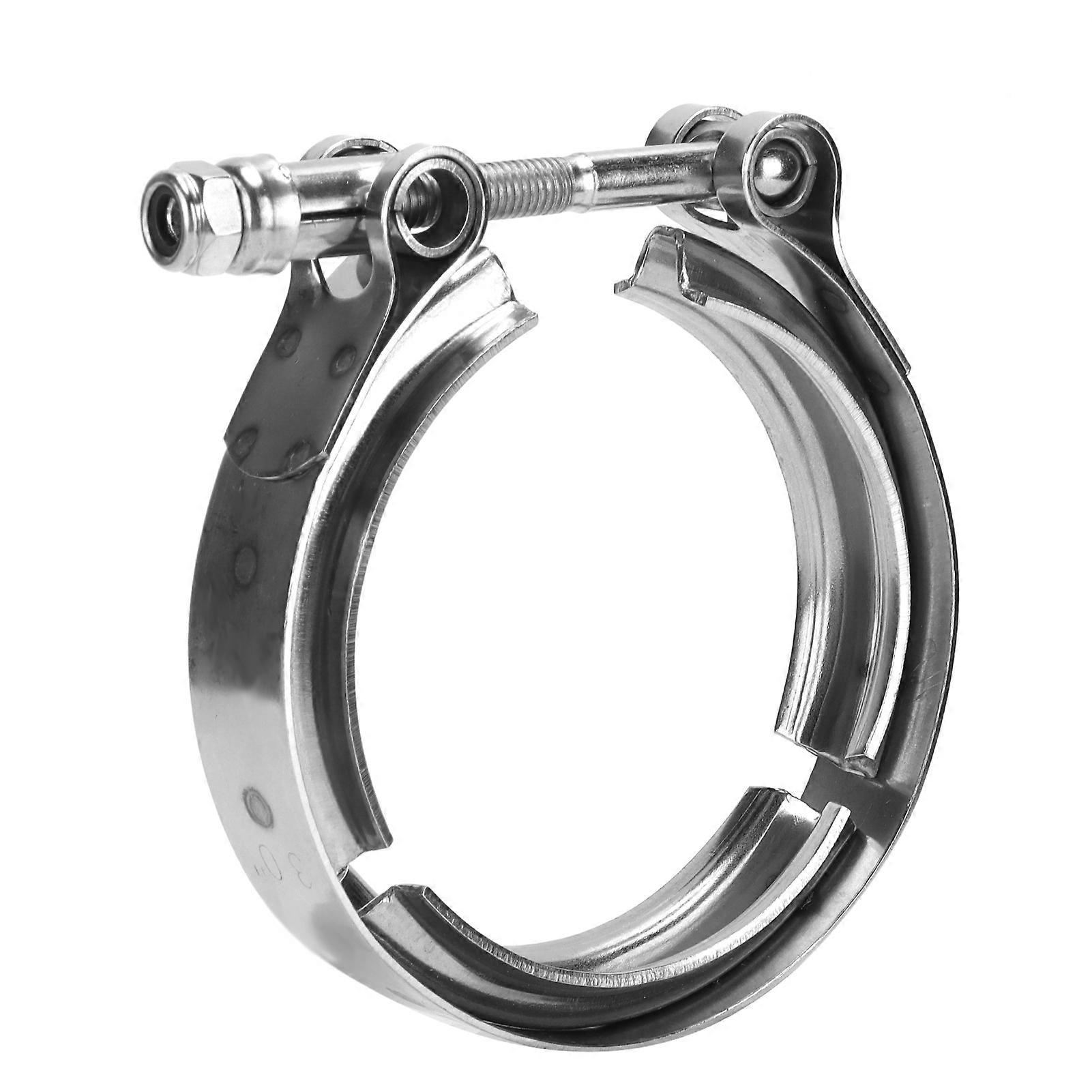 3インチ Vバンドクランプ ターボチャージャー 排気ダウンパイプ ステンレススチール ユニバーサルカーアクセサリー