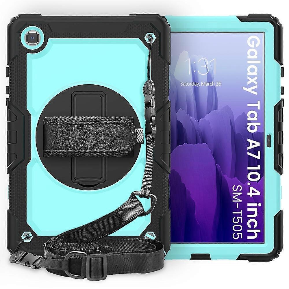 Case for Samsung Galaxy Tab A7 Lite 10.4'' with Screen Protector Pencil Holder [360 Rotating Wrist S
