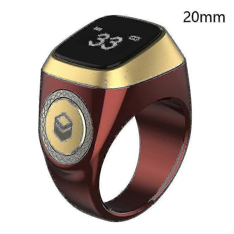 Smart Tasbih Tally Counter Ring For Muslims Zikr Digital Tasbeeh 5 Prayer Time