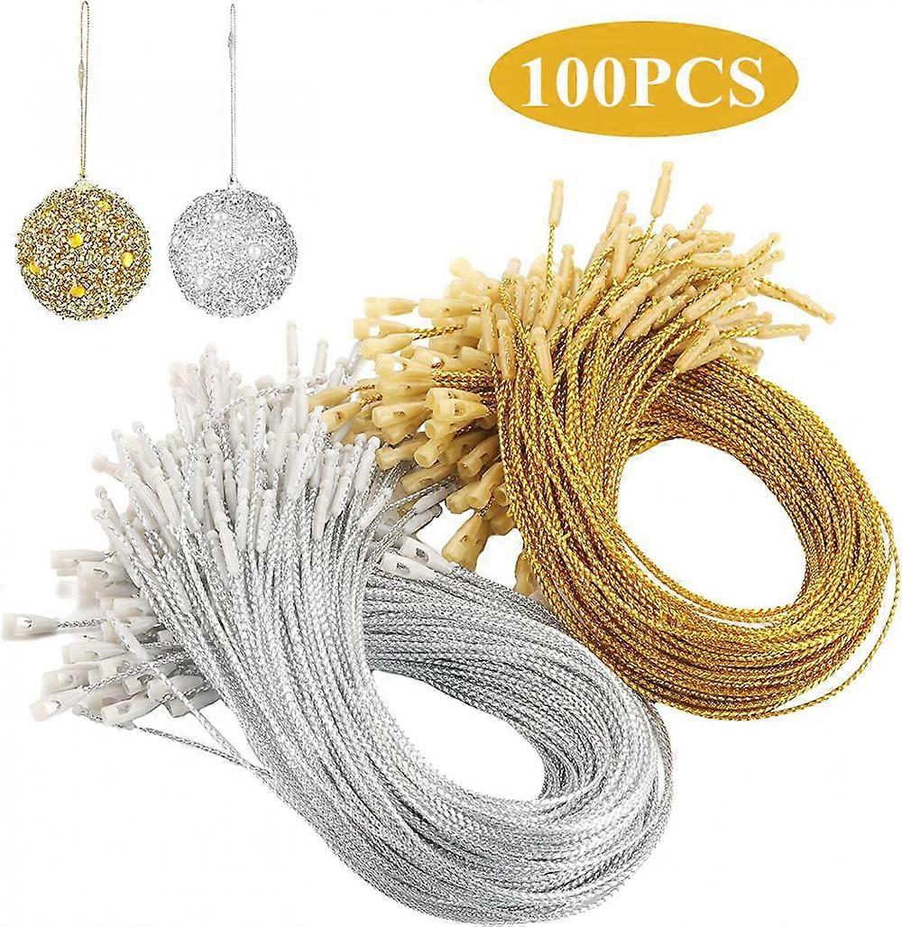 200pcs 7.87in Tag Cord String Hang Tag Rope Pin Loop Tie Fasteners For Christmas Tree Ornament
