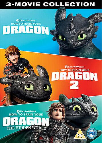 How to Train Your Dragon 1-3 DVD (2019) Dean DeBlois cert PG 3 discs - Region 2