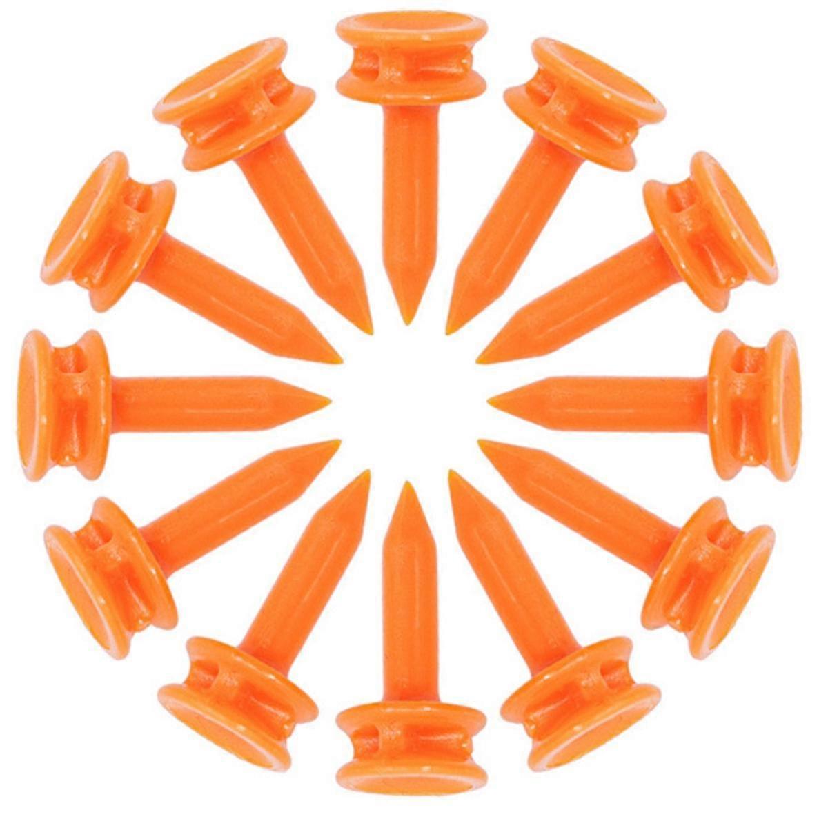 Golf Accessories Cup Tee Golf Tee Golf Limit Pin Plastic Ball Holder 25MM Orange