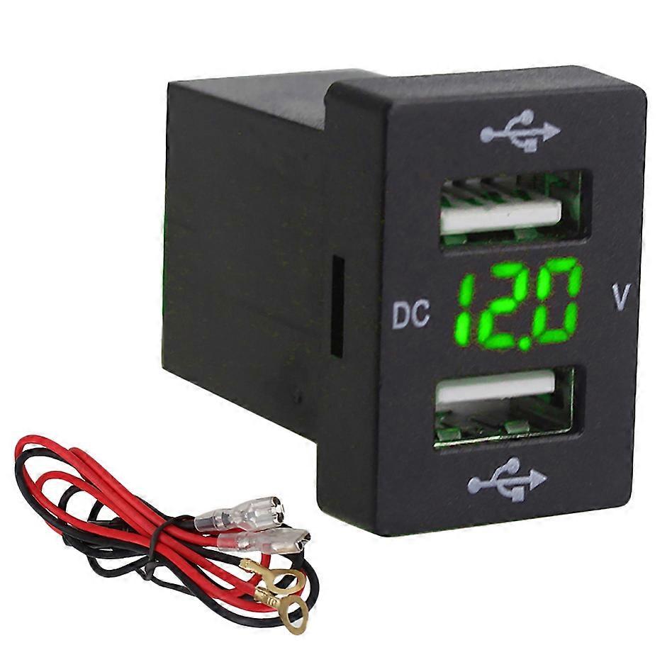 12V Car Charger with Fuse for 5V 4.2A Car Charging Socket Charger for Phone LED Display Meter Voltm