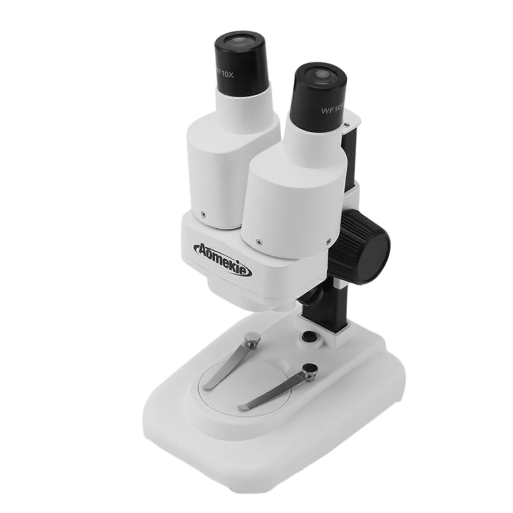 20X Stereo Microscope Binocular with LED for PCB Soldering Tool Mobile Phone Repair Slides Mineral