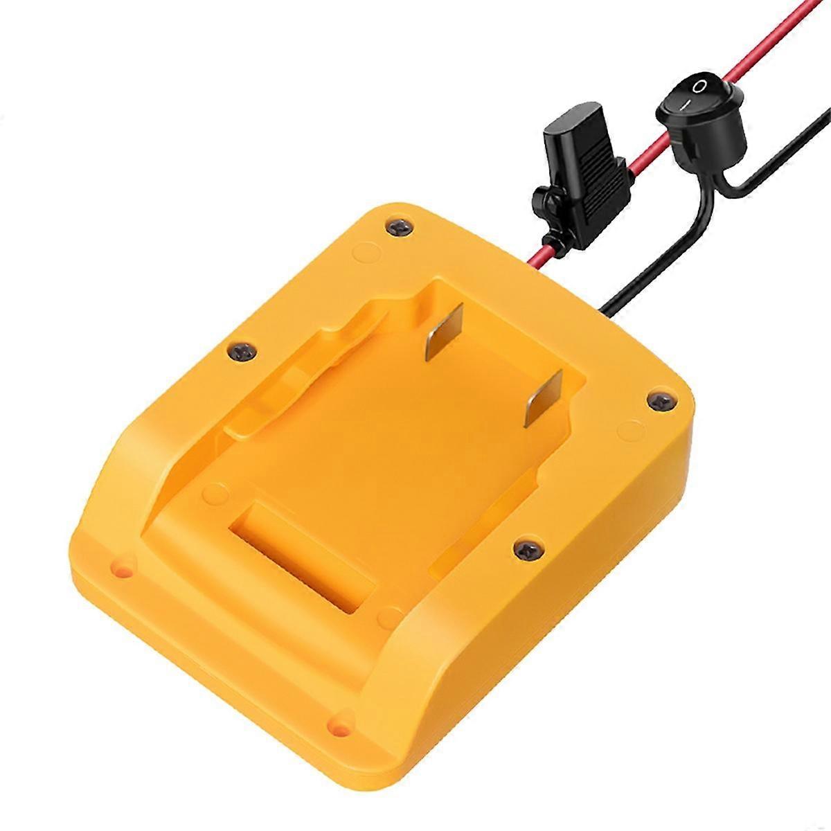 DIY Adapter for 18V 20V Lithium Battery with Fuse 12AWG Power Wheels Adapter for DCB206