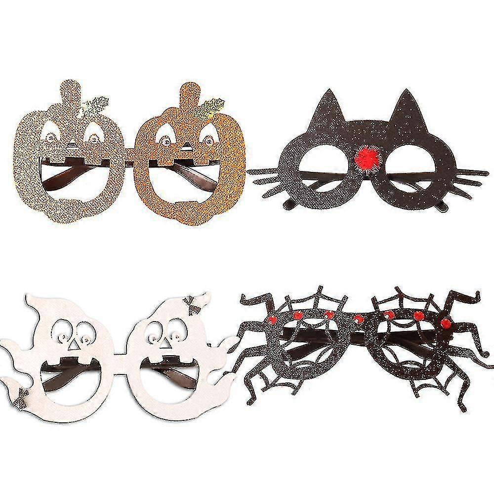2pack Γυαλιά Διακόσμησης Creative Ghost Pumpkin Spider Glasses Ατμόσφαιρα Layout Διακόσμηση Γυαλιά123