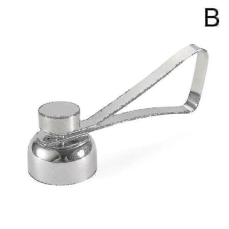 Yaju Steel Egg Topper Cutter Shell Opener Boiled Egg Open Scissor Tool Y(silver)(1pcs)