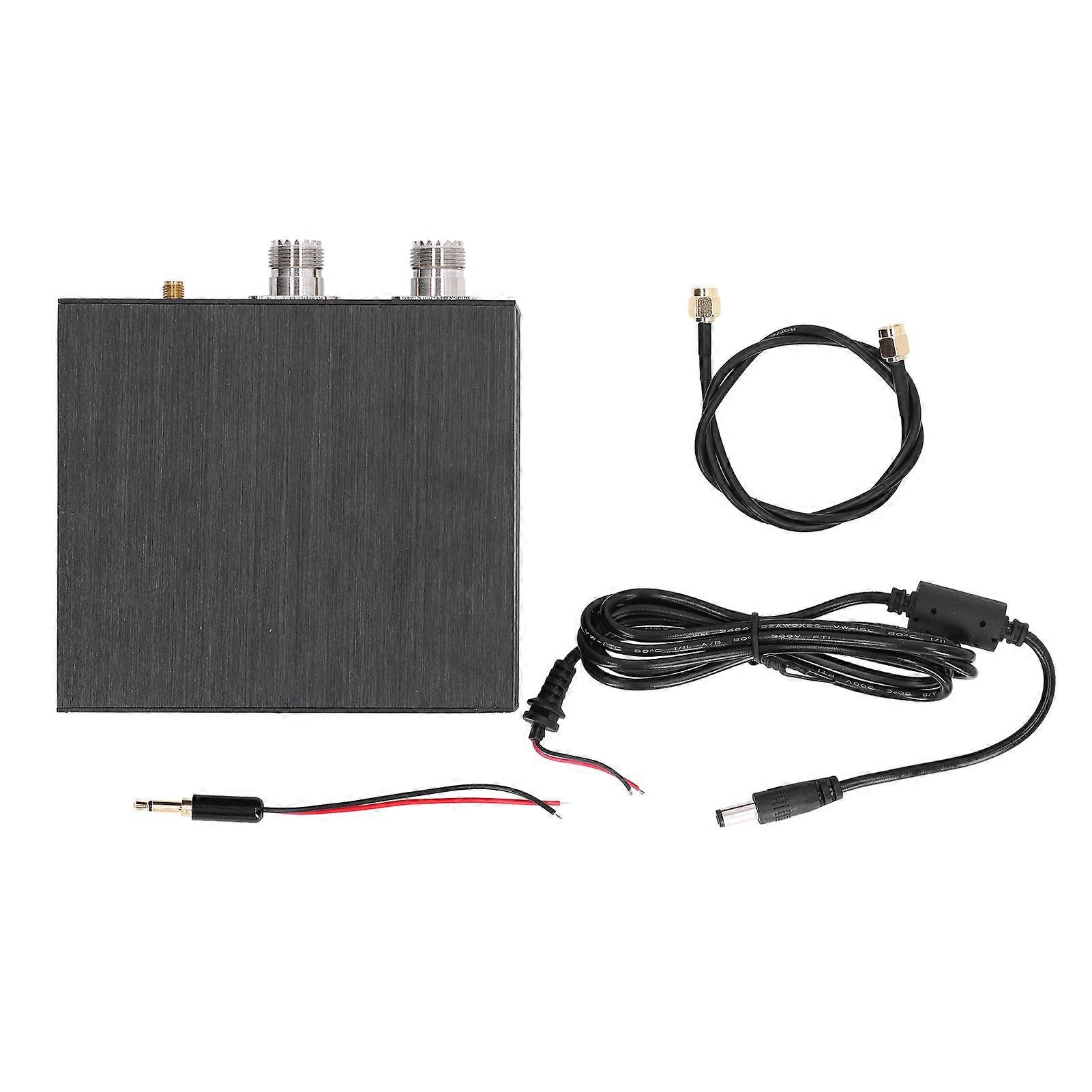 SDR Transceiver Switch 100W DC to 160MHz Antenna Sharer TR Switch Box with SMA to SMA Connect Cable