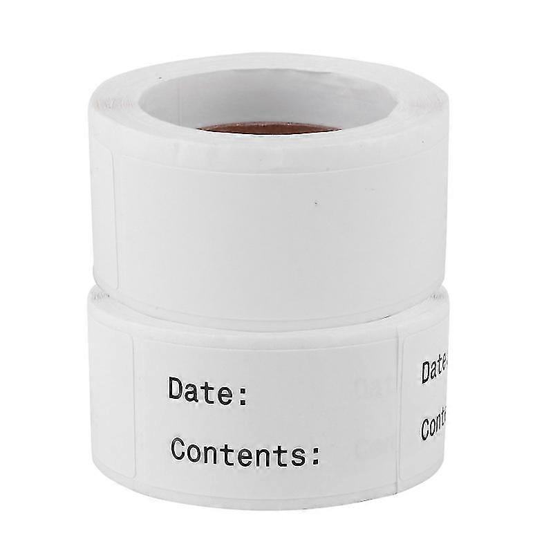 2pcs blank writable stickers practical classified labels food marked labels