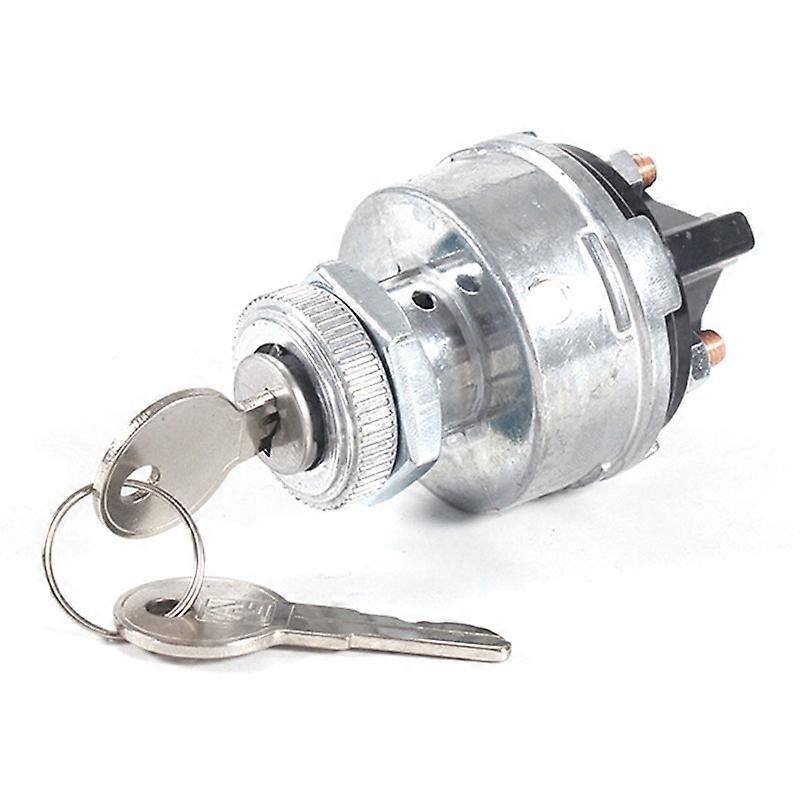 Universal Ignition Key ON /OFF Switch with 2 Keys 3 Position for Car Tractor Trailer Truck