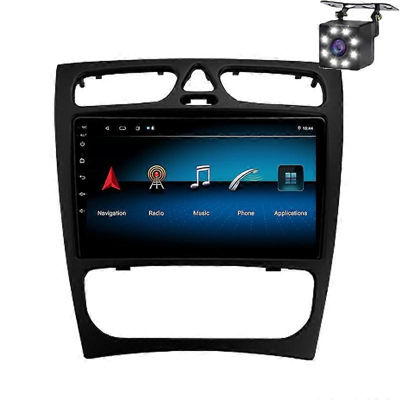 For Mercedes Benz C Class S203 CL203 2000-2004 Car Radio Video Player Carplay Navigation GPS