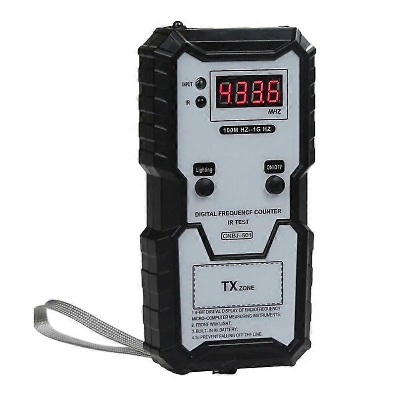High Acuracy Car Key 100M-1GHZ Digital Electronic InfraredFrequence Counter Tester Instrument with Lanyard for Vehicles