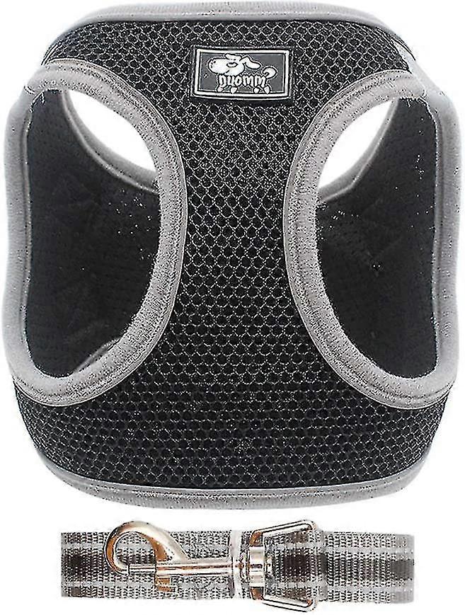 Dog Harness With Reflective Tape Adjustable Breathable Comfortable